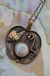 STONEAGE GERÇEK İNCİLİ ELMA FİGÜRLÜ KOLYE thumbnail 7