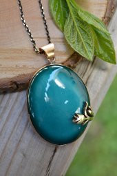 STONEAGE El Yapımı Çini Bayan Kolye thumbnail 3