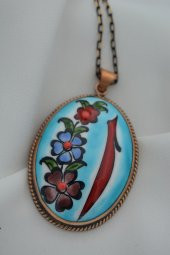 STONEAGE ELİF FİGÜRLÜ EL YAPIMI KOLYE thumbnail 2