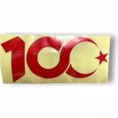 Seven 100.Yıl Folyo Stıcker 22,5 Cm X 10 Cm - 1