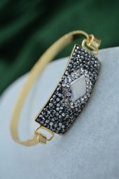 STONEAGE Gerçek İncili ve Zirkon Taşlı El Yapımı Özel Tasarım Bilezik Bileklik thumbnail 7