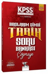 KPSS Başlarım Şimdi Tarih Soru Bankası Çözmeye Kadir Koç Akademi - 1