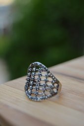 STONEAGE Zirkon Taşlı Ayarlanabilir Kadın Yüzük thumbnail 1