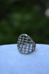 STONEAGE Zirkon Taşlı Ayarlanabilir Kadın Yüzük thumbnail 5