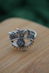 STONEAGE Bayan Yüzük Nazar Boncuklu Ayarlanabilir Bohem Tarz thumbnail 2