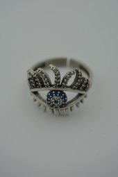 STONEAGE Bayan Yüzük Nazar Boncuklu Ayarlanabilir Bohem Tarz thumbnail 7