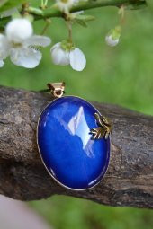 STONEAGE JEWELLERY El Yapımı Çini Kolye thumbnail 2