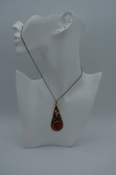 STONEAGE AKİK TAŞLI ÜZÜMLÜ KOLYE thumbnail 1