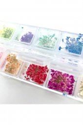 Fontenay Nail Art Gerçek Kuru Süsleme Çiçekleri(12Lİ) Protez Tırnak - 2