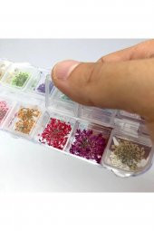 Fontenay Nail Art Gerçek Kuru Süsleme Çiçekleri(12Lİ) Protez Tırnak - 3