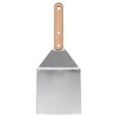 IKEA GRILLTIDER 30 Cm Paslanmaz Çelik Izgara Hamburger Spatulası Ahşap Barbekü Mangal Spatulası - 1