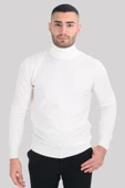 Cengiz İnler Tam Balıkçı Yaka Yünlü Erkek Triko Kazak - 5