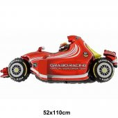 Formula Arabası Kırmızı 52x110 cm - 1