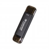 Transcend TS2TESD310C 2TB, External SSD,ESD310C,USB 10Gbps, Type C/A, Black - 1