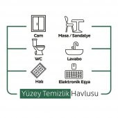 Sleepy Easy Clean Sirke Karbonat Beyaz Sabun Katkılı Yüzey Temizlik Islak Havlusu - 100'lü 3 Paket - 5