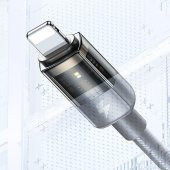 Mcdodo CA-3140 İphone Ledli Power Off Hızlı Data şarj Kablo 120cm-Siyah - 4