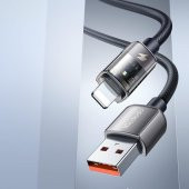 Mcdodo CA-3140 İphone Ledli Power Off Hızlı Data şarj Kablo 120cm-Siyah - 5
