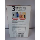 Wınnboss 3x USB Li Termal Akım Korumalı Priz - 3