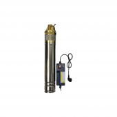 AMEGA 4SKM150 1.5 HP 4" 20 mt Kablolu - Panolu Bronz Sürtme Fanlı Dalgıç Pompa - Bakır Sargı - 1