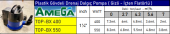 AMEGA TOP400 0.55 HP Plastik Gövdeli Seviye Gizli Flatörlü Drenaj Dalgıç Pompa - Bakır Sargı thumbnail 2
