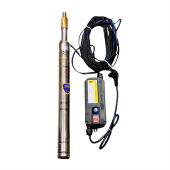 VORTEX 2 GD 1-50 mm Çapında 0.5 HP 2" Boruya Göre Dalgıç Pompa+Motor+Pano+20 mt. Kablo - 1