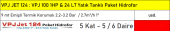 VORTEX VPJ JET 124 1 HP 5 Kat 6 Daire 24 LT Yatık Tank Kitli Paket Hidrofor thumbnail 2