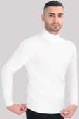 Cengiz İnler Yarım Balıkçı Düz Slim Erkek Triko - 7