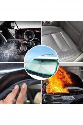 Araba Güneş Gölge Koruyucu Şemsiye Oto Ön Cam Güneşlik(145cm*79cm)-siyah,gri - 5