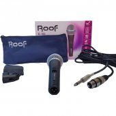 Roof R-100 Kablolu Dinamik El Mikrofonu - 6.3 mm Jaklı - 1