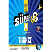 Nitelik Yayınları Süper 8. Sınıf Türkçe A Akademi Orta Seviye Yeni Nesile Geçiş Kitabı - 1