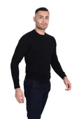 Cengiz İnler Sıfır Yaka Düz Slim Erkek Triko - 12