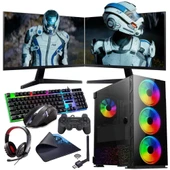 ROGAME RKT660529 INTEL i3 13100F 16GB 1TB M2 8GB RTX3050 Çift 24" Mon. (Gaming SET) thumbnail 1