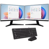 ROWORK RKT660492 INTEL I5 12400 8GB 120GB SSD Çift 24" Monitörlü Ev ve Ofis Bilgisayarı (Business) - 3