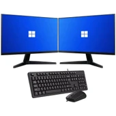 ROWORK RKT660451 INTEL I5 10400 16GB 480GB SSD Çift 24" Monitörlü Ev ve Ofis Bilgisayarı (Business) - 3