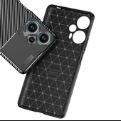 Xiaomi Poco F5 Kılıf Negro Karbon Tasarım Silikon Kılıf thumbnail 7