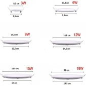 Cata CT-5145 6W 6500K Slim Led Panel Spot Beyaz Işık - 3