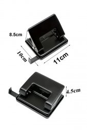 Delgeç Orta Boy Siyah 30 Sayfa Metal 1 Adet Enerji Tasaruflu Mimaks e-30/S Delegeç Perfaratör 1 Adet - 3