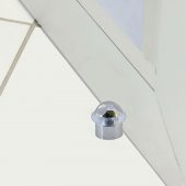 Kapı Stoperi Kapı Altı Durdurucu Tutucu Tamponu Silikonlu Contalı Stopu Vidalı Mat Krom 35 mm thumbnail 4