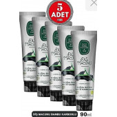 Eyüp Sabri Tuncer Diş Macunu Bambu Karbonlu 90 ml x 5 Adet - 1