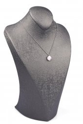 Ametist Doğal Taş Gümüş Renkli Kolye thumbnail 2