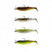 Savage Gear Cannibal Shad 6.8cm 3gr+5gr #1/0 Clear Water Mix 4+4 Adet Silikon Yem - 1
