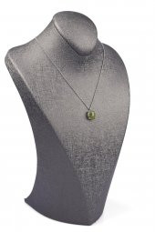 Yeşim Doğal Taş Gümüş Renkli Kolye thumbnail 2