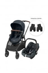 Maxi-Cosi Zelia3-CabrioFix I-Size Çift Yönlü Seyahat Sistem Bebek Arabası Essential Graphite - 1