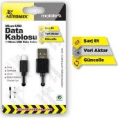 Automix Mikro Usb Data Şarj Kablosu Bütün Android Cihazlar için 40173 - 1