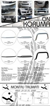 Volkswagen Amarok (2010+) - Ön Koruma - Pars - (P. Çelik) - (Çap-76) - 8