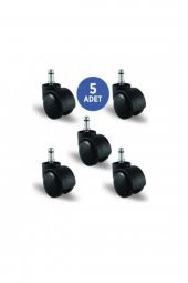 Hayal Sepeti Ofis Çalışma Koltuğu Tekerleği 5 Adet Dayanıklı - 5