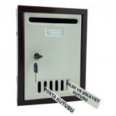 SGS Metal 2 Adet Anahtarlı Metal Dilekçe ve Posta Kutusu SGS 331 - 1