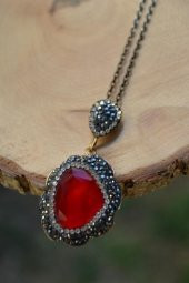 STONEAGE JEWELLERY El Yapımı Tasarım Bayan Kolye thumbnail 1