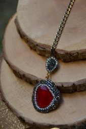 STONEAGE JEWELLERY El Yapımı Tasarım Bayan Kolye thumbnail 2