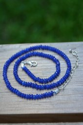 STONEAGE JEWELLERY Bayan Kolye Rondela Kesim Ceyt Doğal Taş thumbnail 1